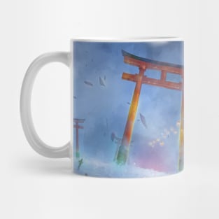 Graveyard at night Mug